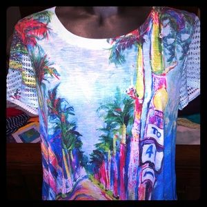 Bright colorful fun summer shirt!!